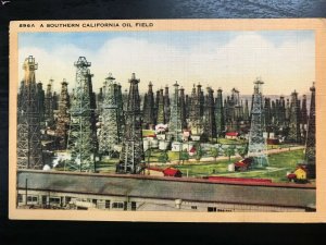 Vintage Postcard 1943 A Southern Oil Field California (CA)