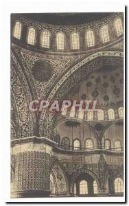 Turkey Turkey Istanbul Old Postcard Interior of the Sultan Ahmed Mosque