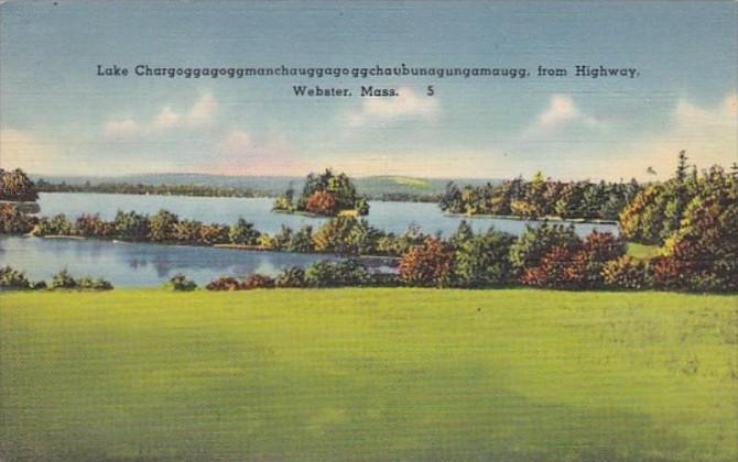 Massachusetts Webster Lake Chargoggagoggmanchu 1941