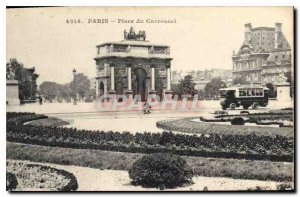 Postcard Old Paris Place du Carrousel