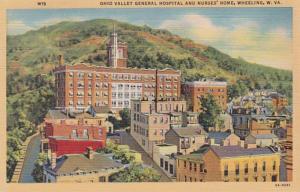 West Virginia Wheeling Ohio Valley General Hospital and Nurses' Home 195...