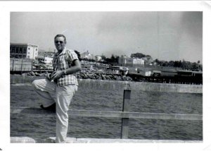 Real Photo - A Mr. Ken at Redondo Beach, California in 1954