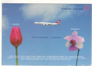 Turkish Airlines Singapore Orchid Turkey Tulip Aeroplane Ad