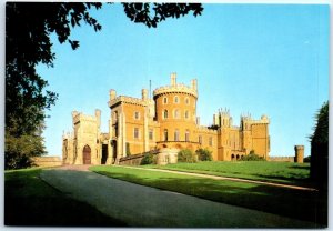 Postcard - The West Front, Belvoir Castle - England