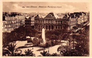 Place du Marechal Foch Oran Algeria 1943 Missing Stamp 