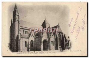 Postcard Old Guerande The collegial Saint Aubin