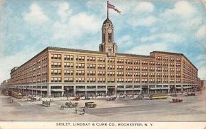 Rochester New York Sibley Lindsay Curr Co Street View Antique Postcard K42485