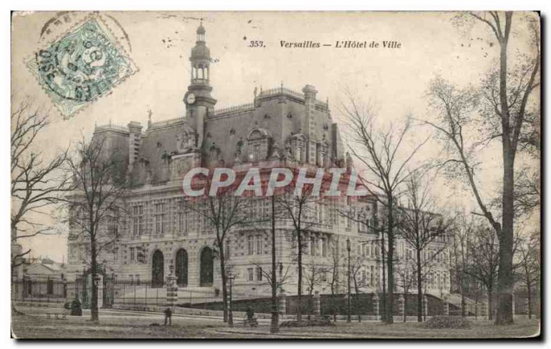 Old Postcard Versailles L & # 39hotel City