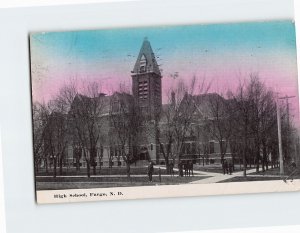 Postcard High School Fargo North Dakota USA