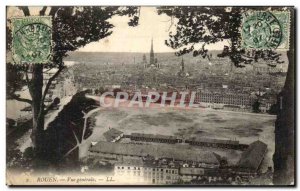 Old Postcard Rouen Vue Generale