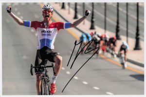 Bob Jungles Luxembourg Cyclist 2016 Tour De Oman 12x8 Hand Signed Photo