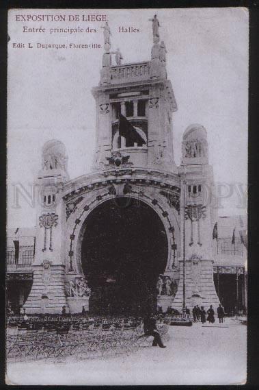 100646 BELGIUM Exposition de Liege Entree principale des Halle