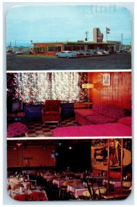 1958 Siesta Motel Limited Regina Saskatchewn Canada Multiview Postcard