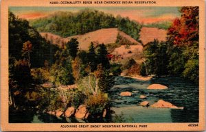 North Carolina Oconlufty River Near Cherokee Indian Reservation