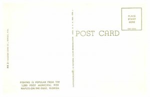 Postcard PIER SCENE Naples Florida FL AU3868