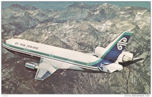 Air New Zealand DC-10 Jet Airplane . 60-70s