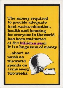 Politics Postcard - Campaign Against Arms Trade Advertising RR20819