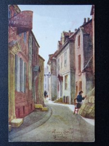 Yorkshire SCARBOROUGH Quay Street (Artist Impression) Old Postcard