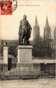 CPA CAEN La Statue de Louis XIV (1258386)