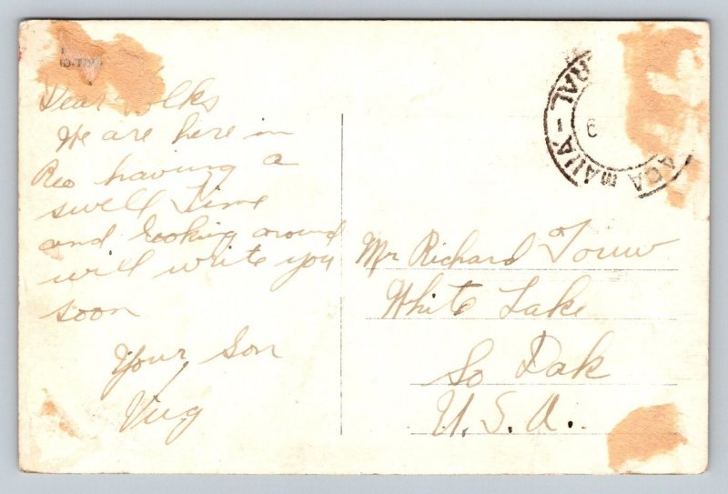 RPPC  Rio De Janeiro   Brazil     Postcard