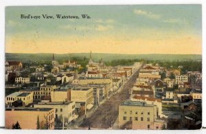Bird's-eye View, Watertown, Wis. - Postcard