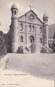 Switzerland Montreux Eglise Catholique 1906