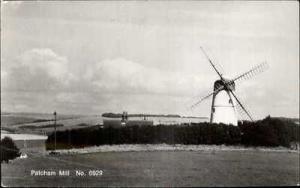 Sussex England ? Patcham Windmill Real Photo Postcard