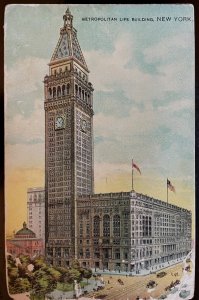 Vintage Postcard 1907-1915 Metropolitan Life Building, New York City, New York