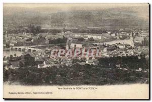 Old Postcard General View of Pont a Mousson