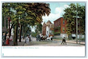 1906 Bull Street From Monterey Square Savannah Georgia GA Tuck's Postcard