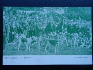 Somerset HADDON near DULVERTON Hunting THE MEET c1907 Postcard by J.H. German's