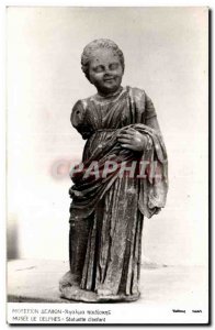 Postcard Modern Greece Greece Delphi Museum Statue of & # 39enfant