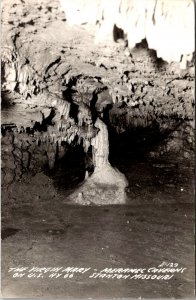 RPPC Virgin Mary, Meramec Caverns U.S. Hwy 66 Stanton MO Vintage Postcard U69