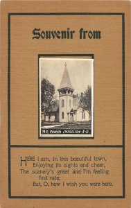 G38/ Casselton North Dakota RPPC Postcard c1910 M.E. Church 14