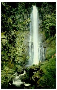 Wailua Falls Maui near Hana Hawaii Postcard