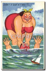 Old Postcard Fantasy Illustrator BBW