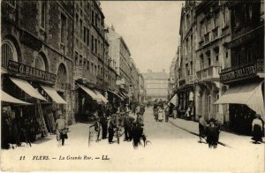 CPA Flers Orne - La Grande Rue (800428)