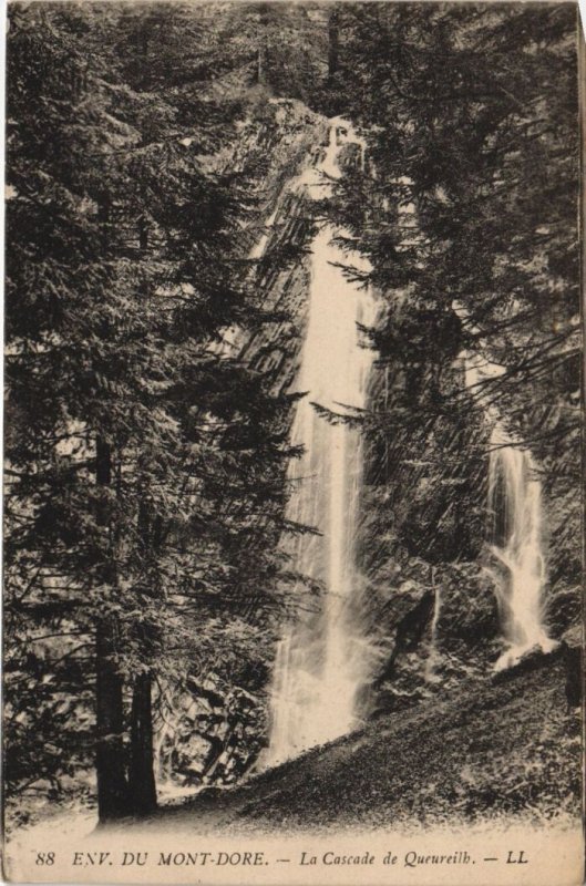 CPA LE MONT-DORE Environs - La cascade de Queureilh (1253795)