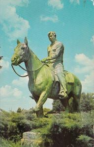 Oklahoma Claremore Will Rogers Statue Riding Into The Sunset