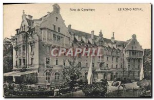 Old Postcard Forest of Compiegne Le Rond Royal