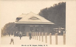 ny-delhi O.W. Depot Real Photo Unused