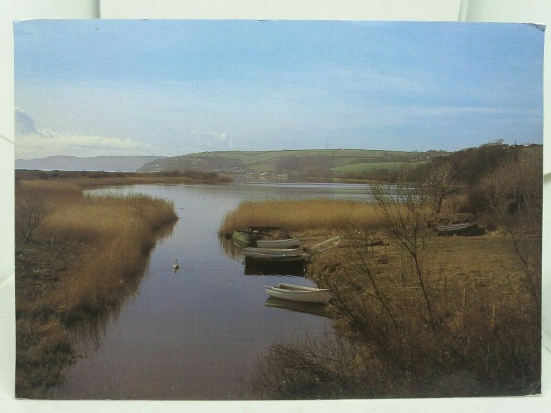 Vintage Postcard Slapton Ley Looking Towards Torcross Devon