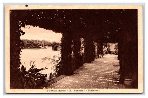 El Rosedal Palermo Buenos Aires Argentina UNP WB Postcard W8