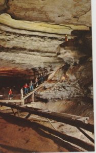 VINTAGE POSTCARD SALTPETRE VATS AND BOOTH'S AMPHITHEATRE IN MAMMOTH CAVE, KY