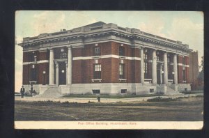 HUTCHINSON KANSAS UNITED STATES POST OFFICE BUILDING VINTAGE POSTCARD