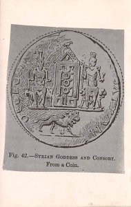 Syrian Goodness and Consort from a coin, Syria , Syrie Turquie, Postale, Univ...