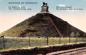 La Butte du Lion Waterloo Belgium Unused 