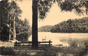 1930s Printed Postcard; Cedar Lake, Blairstown NJ Warren County Unposted