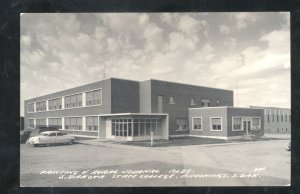 RPPC BROOKINGS SOUTH DAKOTA STATE COLLEGE OLD CARS VINTAGE REAL PHOTO POSTCARD