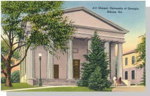 Athens, Georgia/GA Postcard, Chapel University, Near Mint!